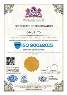 ISO Certified